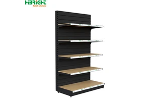Durable Metal Supermarket Shelves Industrial Style Shop Shelves For Home Decor Display Shelving