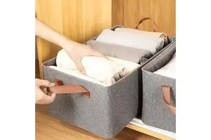 Collapsible Wardrobe Storage Box Portable Steel Frame Storage Box Multi-purpose Clothing Storage Box