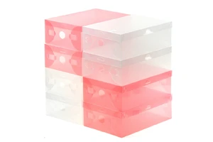 Popular Rectangular Clear Plastic Shoe Box ,shoe Box Plastic