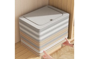 Wholesale Collapsible Storage Boxes 50x40x33 66L Wardrobe Furniture Clothes Storage Bag Containers Storage Boxes & Bins