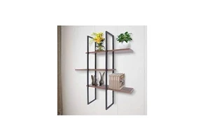 Best Selling Home Storage & Organization High Quality Wood Floating Wall Rack and Custom Size Wood Different Size Rack