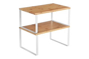 Hot Selling Modern Standing Type Bamboo Iron Cabinet Shelf Organizer 4 Pack Spice Racks Top Organizers Kitchen Counter Shelves