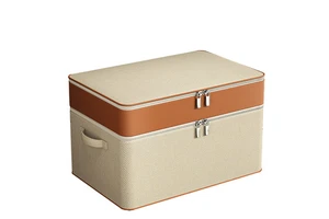 2 Layers Clothing Storage Box Household Finishing Quilt Down Jacket Storage Box Large Capacity Foldable Storage Bag