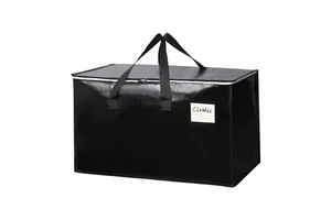 Large Capacity Clothes Woven Storage Bag Home Luggage Bag for Movement Household Organizer for Quilt Clothes Sundries