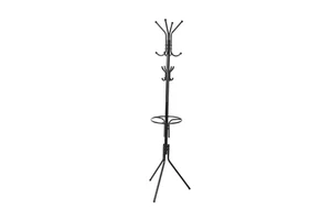 Steel Standing Floor Type Vertical Coat Rack with Portable Flexible Design Modern Stylish Drying Rack