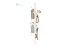 Multiple Colors Support Sample Carbon Steel Clothes Rack for Hanging Clothes Hat Bag Folding Clothes Racks