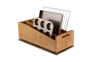 Pull Out Cabinet Organizer for Pot, Pans, Cookie Sheet, Bakeware