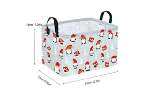 Christmas Gift Basket, Snack Basket, Waterproof Storage Bag, Desktop Storage Box, Clothes Storage Basket