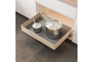 Heavy Duty Aluminum Pull-Out Cabinet Organizer with Baskets for Kitchen Storage in Cabinets Eco-Friendly & Save Space