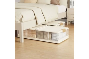ODM Classic Plastic Underbed Storage Clothing Organizer Household Under Bed Storage Boxes With Wheels