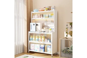 Baby Feeding Station Storage Cabinet Floor Standing Multi-functional Large-capacity Organizer Shelving Hit Product Shelf