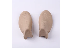 Recycled Paper Pulp Molded Shoes Packaging Inserts Shoes Package Tray Shoes Stretcher