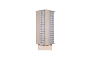 ADD 740-120 Revolving Drawer Cabinet Organizer with 120 Plastic Drawers