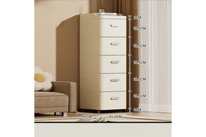8007-5 Household Large 5 Layers Plastic Parts Drawer Cabinet Organizers
