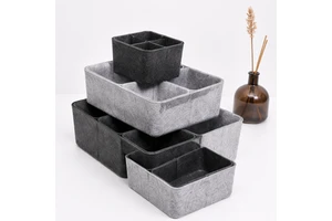 Multi Purpose Polyester Felt Storage Basket For Household Storage