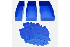 Storage In Warehouse Or Supermarket Warehouse Storage Bin Plastic Clothing Parts Shelf Picking Bins