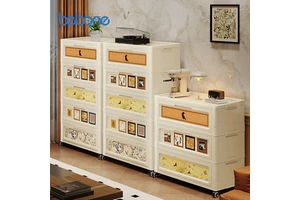 Customizable Easy-to-Install Shoe Organizer Multi-layer Space-saving Portable Foldable Plastic Shoe Cabinet