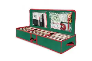 Christmas Wrapping Paper Storage Organizer Oxford Christmas Decorations Storage Container