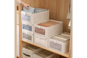 Hot Selling Clothes Organizer Wardrobe Closet Organizer Folding Underwear Toy Sundries Storage Box