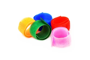 Colorful Self Reusable Fastening Wire Organizer Cord Rope Holder Hook and Loop Straps Cable Ties