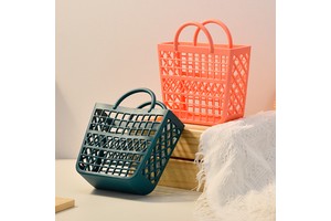 Multipurpose Silicone Storage Basket Organizer For Home Kitchen Bathroom Baby Toys