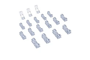Network Cable Transparent Self-Adhesive Wire Organizer and Clip with Household Storage Holder