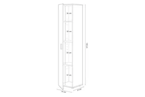 1-Door Multipurpose Cabinet Organizer