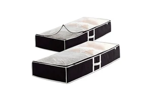 Under Bed Storage Containers, Closet Organizers and Storage Bins, Underbed Clothes Storage with Clear Window