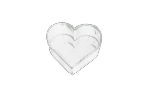 Cosmetics Desktop Storage Box Crystal Transparent Acrylic Jewelry and Heart Ps Box for Skin Care Makeup and Wood Bag Storage