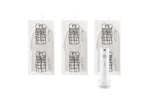 N-Factory Sales Hanging Vacuum Storage Bags for Clothing ,Space Saver Compression Bags ,Wardrobe &Travel Storage