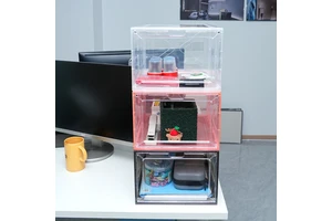 Luxury Sneaker Display Case Stackable Shoe Storage Box for Shoe Collection