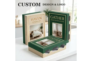 Custom Book Cable Box Home Office Cable Hider WiFi Router Storage Ideas to Hide Conceal Power Strips Desk Cable Management
