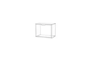 Modern Design Transparent Door Stackable Space-saving Plastic Shoe Storage Box