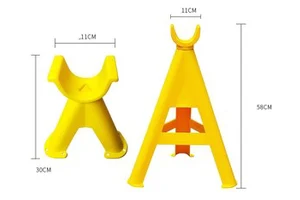 Plastic Hook Cable Bracket Management Tray Insulated Tripod Support Shelf for Outdoor Construction Site Wire Protector Organizer