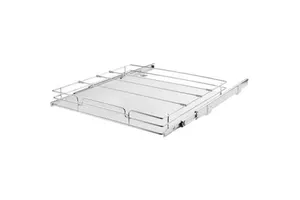 Heavy Duty 21.5"Wx21"Dx3.5"H Steel Roll Drawers Pull Cabinet Organizer Sliding Drawer Storage Pantry Shelves for Kitchen Storage