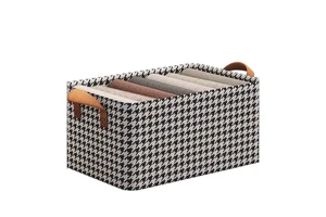 Foldable Non-Woven Fabric Quilt & Clothing Organizer Household Blanket & Clothes Storage Bin Convenient Foldable Storage Bags