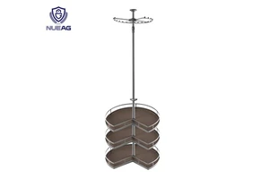 Multi-functional Rotating Closet Rack for High-end Custom Wardrobe Furniture
