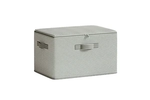 Foldable Rectangular Clothing Organizer Storage Box 90L-100L Capacity Dust-proof Moisture-proof See-through Oxford Fabric