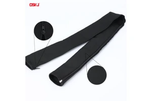 GSKJ Woven Zipper Cable Sleeve Textile Zip Cable Management Textile Wire Harness Organiser for Protection