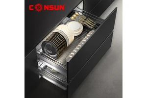 Kitchen Cabinet Storage Accessories Sliding Shelf Organizer Pull Out Wire Drawer Baskets