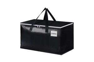 Large Capacity 90L Convenient Storage Bag Waterproof Clothing Organizers Quilts Luggage with Folding Feature Moving Storage Bags