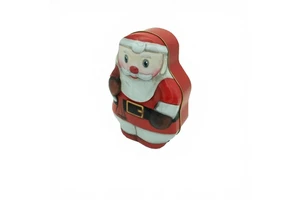 JH High Quality Christmas Santa Design Storage Tin Box Metal Storage Solution for Decorative Cookware Drinkware Pillows