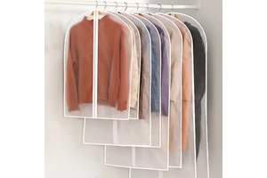Transparent Eva Clothing Dust-proof Bag Home Washable Storage Bag for Storing Suits, Coats and Overcoats