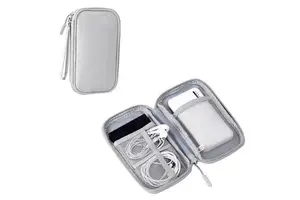 YS18 Electronic Accessories Organizer Travel Cable Bag Pouch Storage Case for Cable, Cord, Charger, Hard Drive, Earphone,