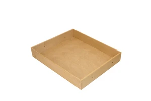 Quick and Easy DIY Installation Fully Assembled Wood Basket Drawers for Kitchen Cabinets Pull Out Organizer
