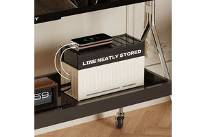 GREENSIDE All-in-One Desk Organization System For Power Strip And Data Cables Cable Management Box