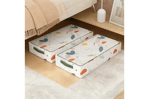 Wholesale Closet Organizers Storage Bins PVC Rectangle Bedding Humid-Proof Underbed Storage Box Bins