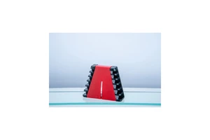 High Quality Foldable Portable Wrench Stand 6-Piece Rack Front Cover Black/Red ABS Material OEM Available Secure Holds Tools