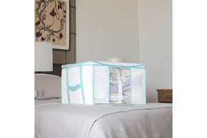 Taili Classic Rectangle Foldable Non-Woven Fabric Storage Box Pump Underbed Organiser for Clothes Quilt Space-Saving Design
