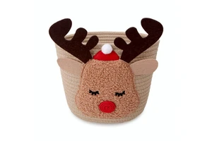 Christmas Reindeer Basket Best Ideas Home Nursery Themed Party Decoration Accessories Children Gifts Toys Storage Container